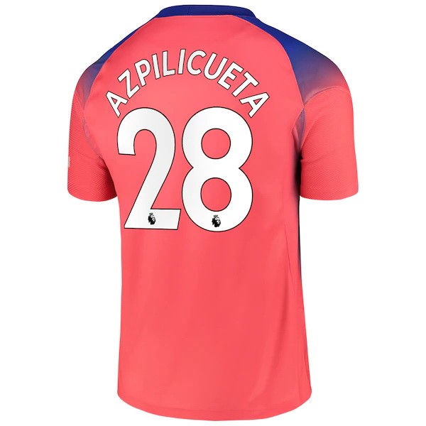 Maglia Chelsea NO.28 Azpilicueta Third 20/21 Arancione